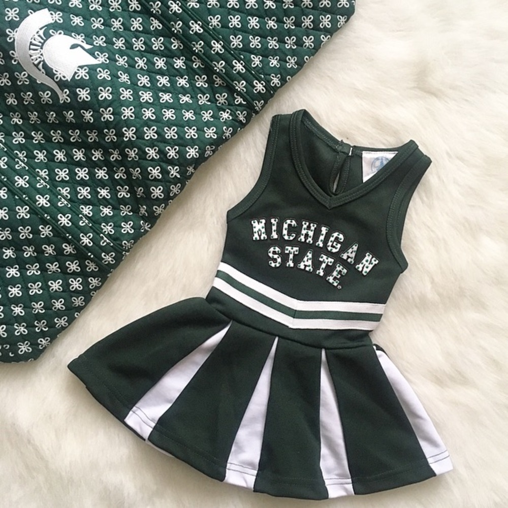 Michigan State Cheerleader Outfit, 6 Months